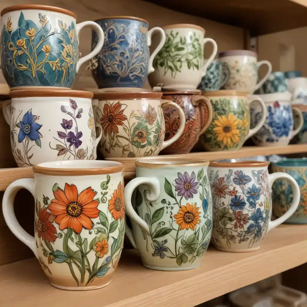 Artful Expressions: Handcrafted Mugs, Paintings, and Pottery