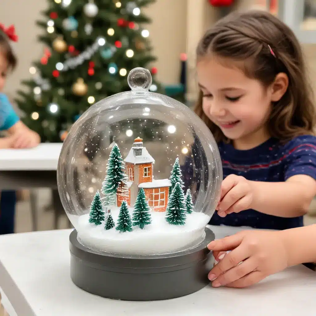 Holiday Fun at Home Depot Kids Workshop: Create a Festive Snow Globe
