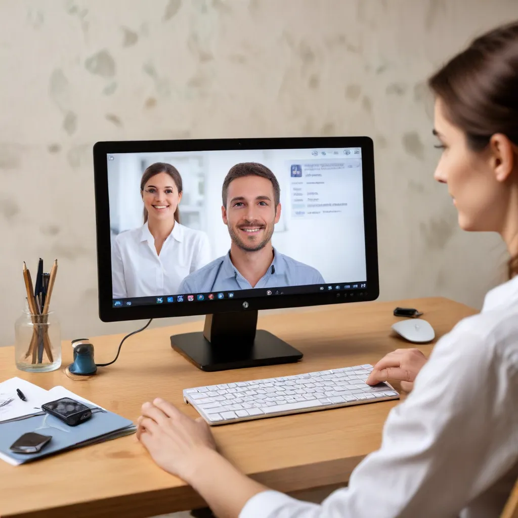 Model of integrated mental health video consultations for people …