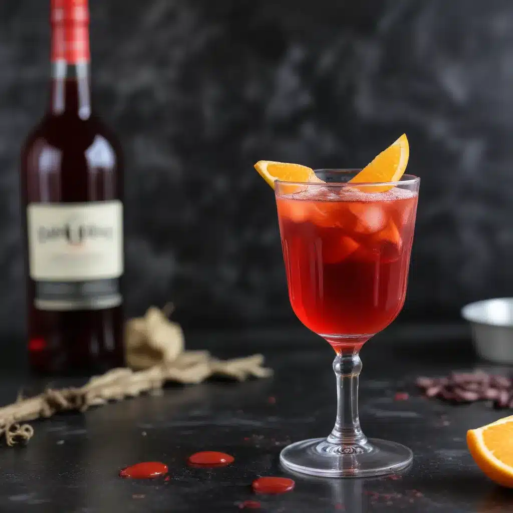 Pig’s Blood Spritz Cocktail: A Haunting Twist on a Classic Drink